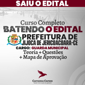 Logo Prefeitura de JIJOCA JERICOACOARA - Batendo o Edital - Cargo: Guarda Municipal