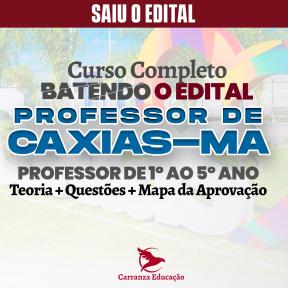 Logo Prefeitura Municipal de Caxias MA - Professor de 1º ao 5º Ano