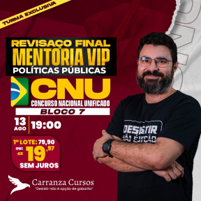 Logo Revisão Final - Mentoria VIP CNU - Políticas Públicas