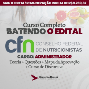 Logo CFN - Conselho Federal de Nutrição - Administrador