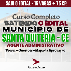 Logo Município de Santa Quitéria CE - Agente Administrativo