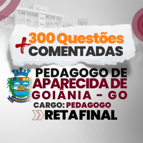 Logo Reta final - Prefeitura de Aparecida de Goiânia/GO - Cargo: PEDAGOGO