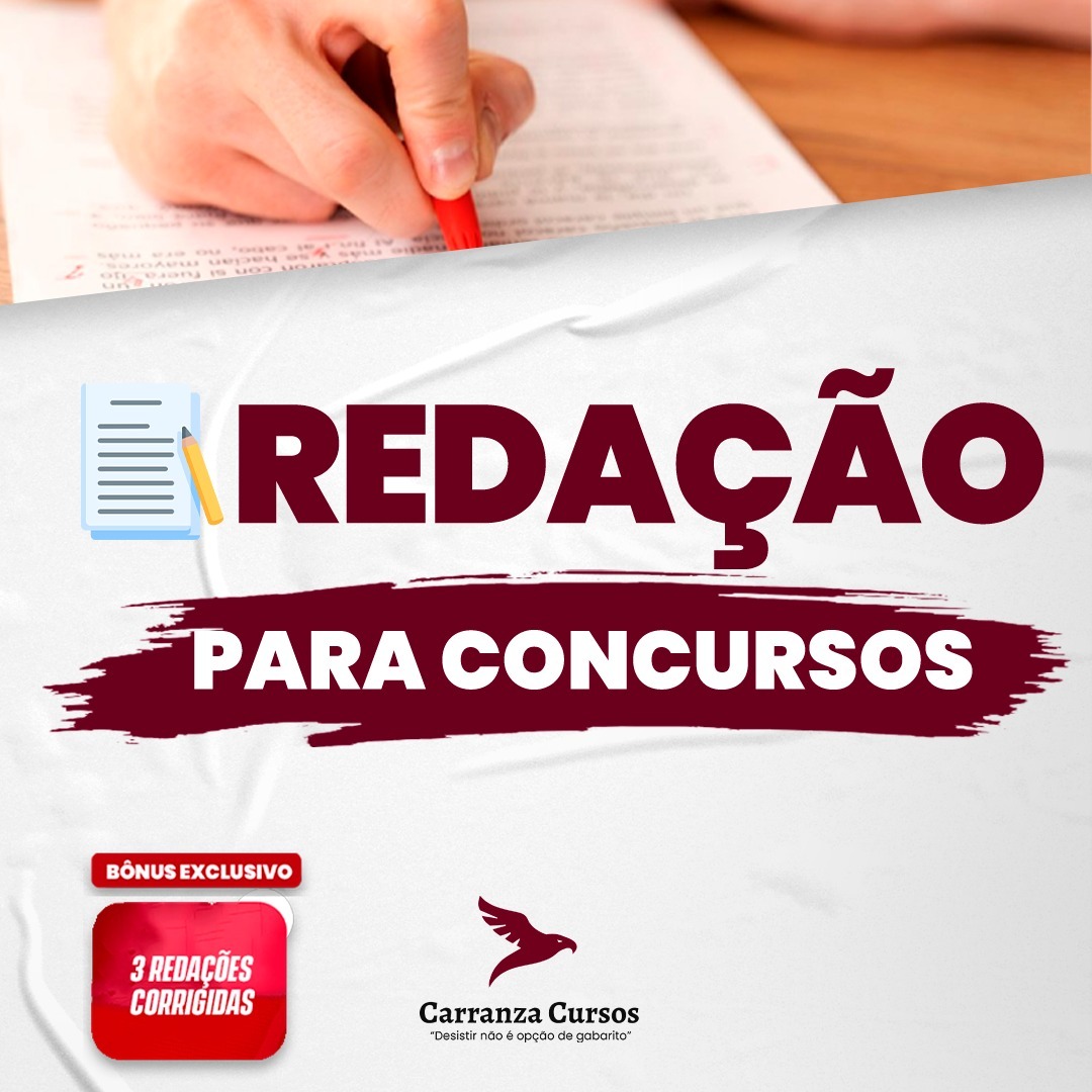 Curso REDAÇÃO PARA CONCURSOS