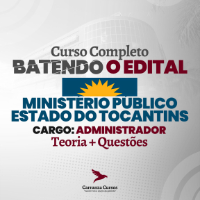 Curso MPTO - Ministério Público do Estado do Tocantins