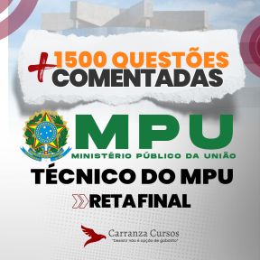 Logo MPU - Ministério Público da União Cargo: Técnico do MPU - Área Administrativa - Reta Final