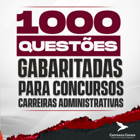 Logo EBOOK - 1000 Questões Gabaritadas para Concursos - Carreiras Administrativas