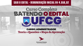Logo UFCG - Universidade Federal do Campina Grande - Cargo: Administrador - Batendo o Edital