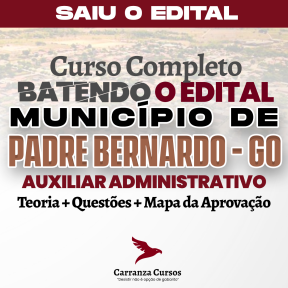 Logo Município de Padre Bernardo GO - Auxiliar Administrativo