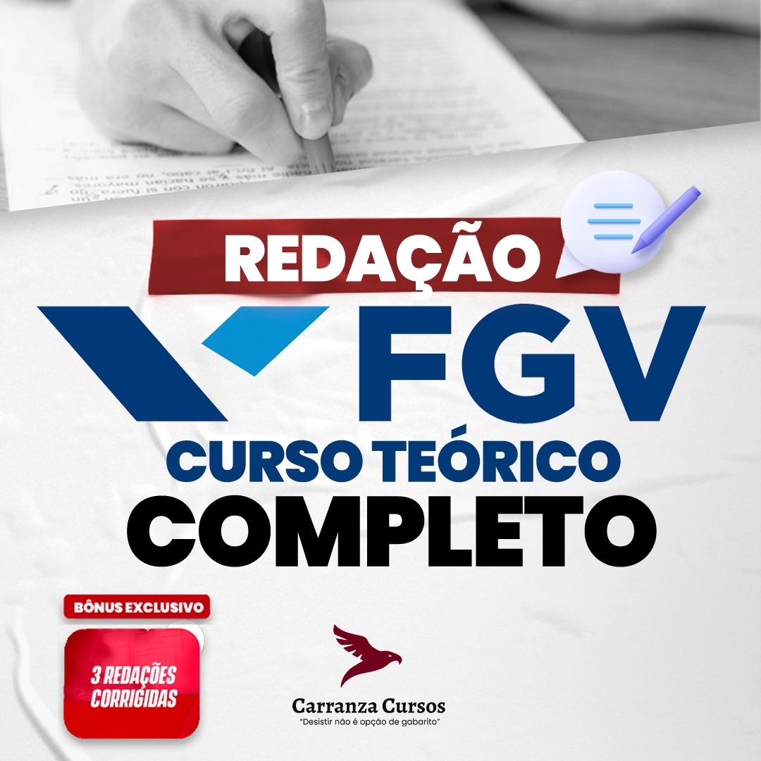 Curso REDAÇÃO FGV