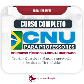 Logo PND - Prova Nacional Docente - CURSO COMPLETO - Cargo: Professor (CNU DOS PROFESSORES)