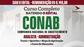 Logo CONAB - Companhia Nacional de Abastecimento - CURSO COMPLETO - Cargo: Analista - Administração