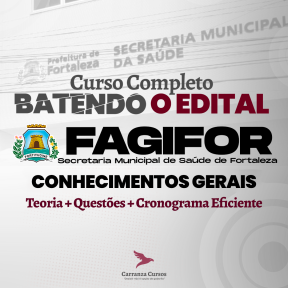 Logo FAGIFOR - Batendo o Edital Total - Conhecimentos Gerais