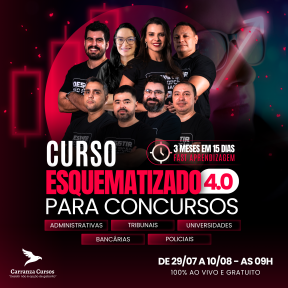 Logo Curso Esquematizado 4.0 - Teoria + Questões 2024