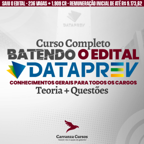 Logo DATAPREV - Conhecimentos Gerais para todos os cargos