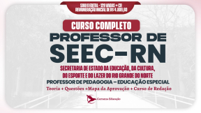 Logo SEEC RN - Professor de Pedagogia – Educação Especial - Curso completo