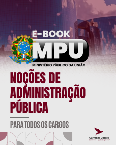 Logo EBOOK - MPU - NOÇÕES DE ADMINISTRAÇÃO PÚBLICA (PARA TODOS OS CARGOS)